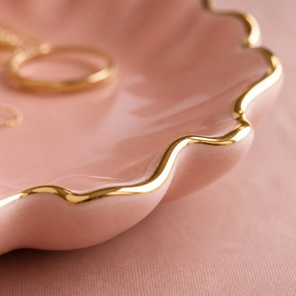 Blush Pink Ceramic Ring Dish - View 2